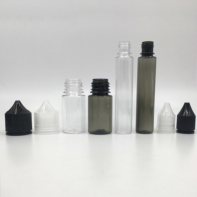 Çocuk geçirmez Yuvarlak Şekil 30ml E Sıvı Şişe