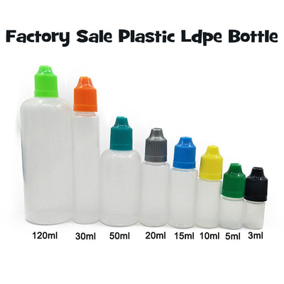 18 mm boyutlu E boyutlu sıvı şişe 10ml 15ml 30ml 60ml 80ml 100ml E sigara için