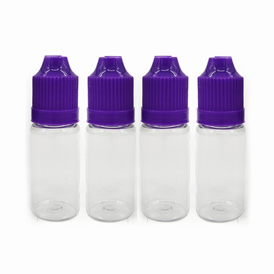 Yuvarlak tasarım ve logo için 15 ml kapasiteli özel E sıvı şişesi