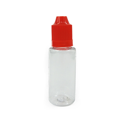 Yuvarlak tasarım ve logo için 15 ml kapasiteli özel E sıvı şişesi