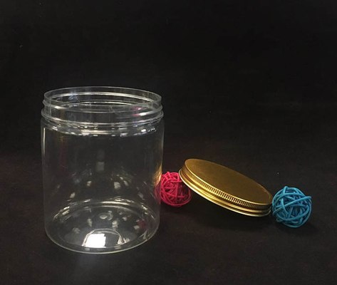 Basınç duyarlı veya alüminyum folyo kibritli özel kozmetik plastik kavanozlar