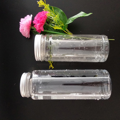 Plastik yalıtımlı süt çayı şişeleri çoklu kapasiteli 120ml 250ml 350ml 500ml ve 1000ml