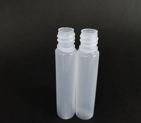 Şeffaf Özel Logolu PET Yuvarlak Plastik E Sıvı Şişe
