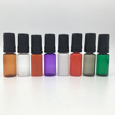 Depolama ve baskı için çocuk geçirmez kapağı olan 10-100ml PET E sıvı konteyneri