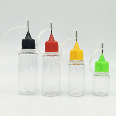 Kapasite hatları olan 30 ml açık PET E sıvı cam şişeler