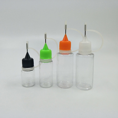Kapasite hatları olan 30 ml açık PET E sıvı cam şişeler