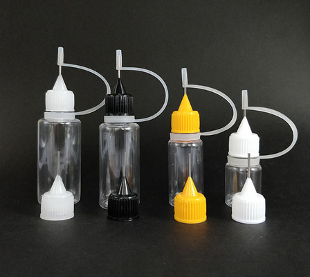 Kapasite hatları olan 30 ml açık PET E sıvı cam şişeler