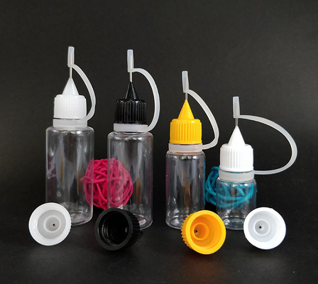 Kapasite hatları olan 30 ml açık PET E sıvı cam şişeler