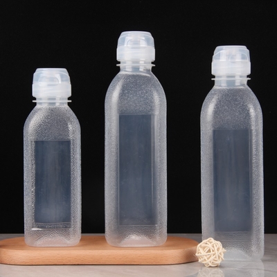 El ile pratik plastik süt çayı şişeleri
