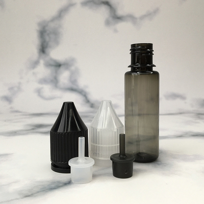 Özel Logo ile Şeffaf E Sıvı Şişe Kapasitesi 10ml 15ml 30ml 60ml 80ml 100ml