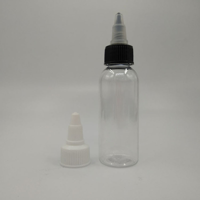 Özel baskı için özel mühürleme tipi 50ml plastik vida üst konteynerleri