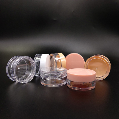 Şeffaf Plastik Güzellik Kavanozu 10ml 15ml 30ml 60ml 80ml 100ml 120ml 150ml