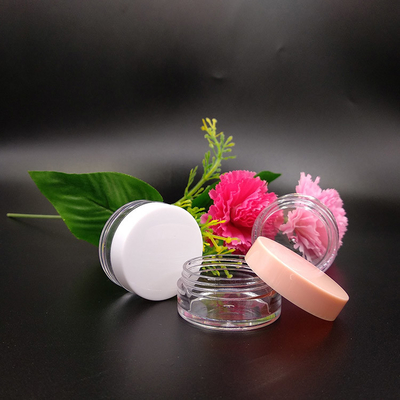 Şeffaf Plastik Güzellik Kavanozu 10ml 15ml 30ml 60ml 80ml 100ml 120ml 150ml