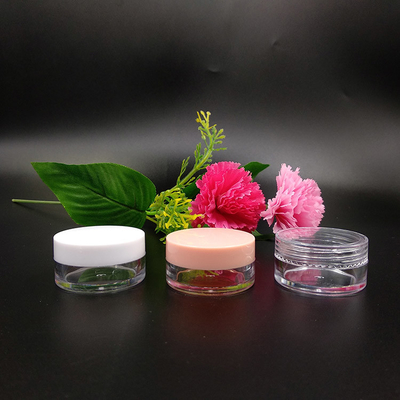Şeffaf Plastik Güzellik Kavanozu 10ml 15ml 30ml 60ml 80ml 100ml 120ml 150ml