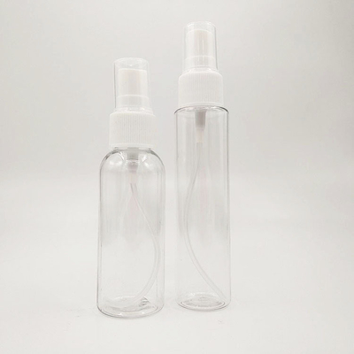 Yumuşak PET Plastik Sprey Şişesi 10ml 15ml 30ml 50ml 60m 70ml 100ml 200ml 500ml Şeffaf Seyahat Dostu