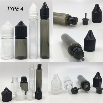 18 mm boyutlu boyutlu E sıvı şişesi 10 ml kapasiteli E sıvı için