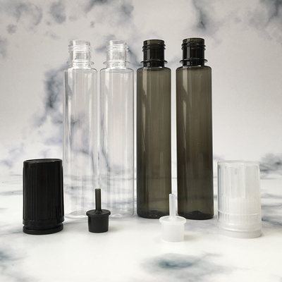 Özel Logo E Sıvı Şişe Ekran Baskı Çeşitli Boyutlar 10ml 15ml 30ml 60ml 80ml 100ml