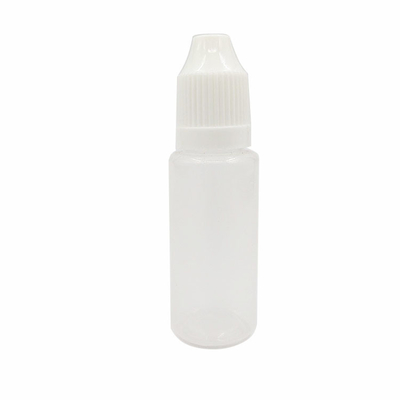 18 mm boyutlu boyutlu E sıvı şişe özel baskı rengi ve vida kapağı mühürleme tipi ile