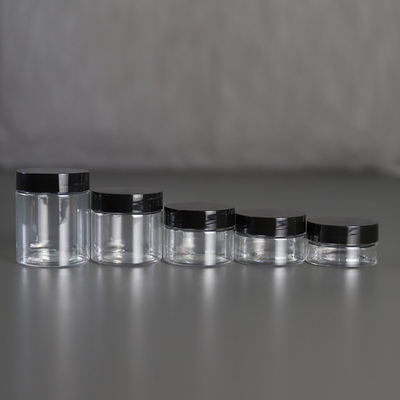 Özel Logo Plastik Depolama Kavanozları 2oz 3oz 4oz 5oz 6oz 7oz 8oz Özel Ambalaj için