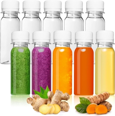 Yeni Tasarım Plastik Şişeler 250ml 350ml 500ml Meyve suyu Kapalı PET şişeler Meyve suyu için tek kullanımlık plastik şişeler stokta