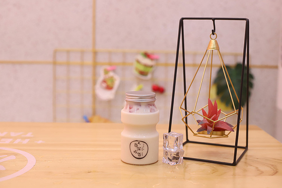 Sızdırmaz Plastik Süt Çay Şişeleri Kapağındaki vida ile Dayanıklı BPA Serbest Malzeme