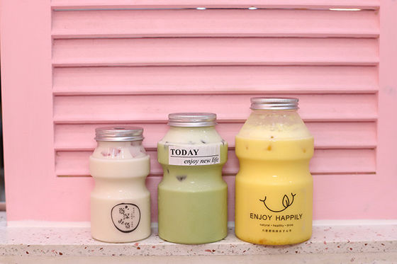 Ticari İhtiyaçlar için 0.5kg Kapasiteli Şeffaf Bubble Tea Sürahileri