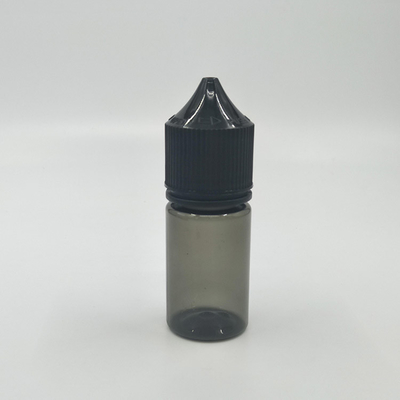 PET Round E Liquid Bottle 10ml Vaping için Şeffaf