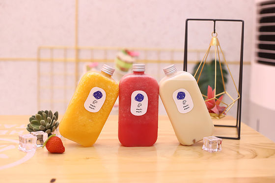 Müşterilerin gereksinimleri için kare ve yuvarlak kabarcıklı çay kavanozları