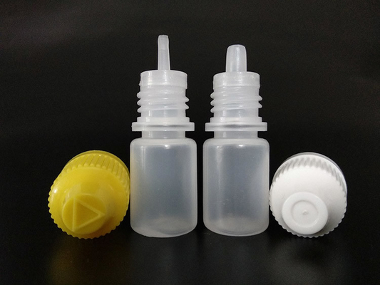 Yumuşak yüzey ve özelleştirme ile Şeffaf Siyah Özel Cam Plastik Damla Şişeleri