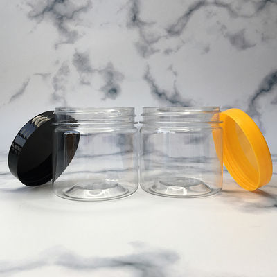 stok mevcut geniş ağızlı plastik kavanozlar plastik bal kavanozları hızlı teslimatlı gıda ambalajı için plastik kavanozlar