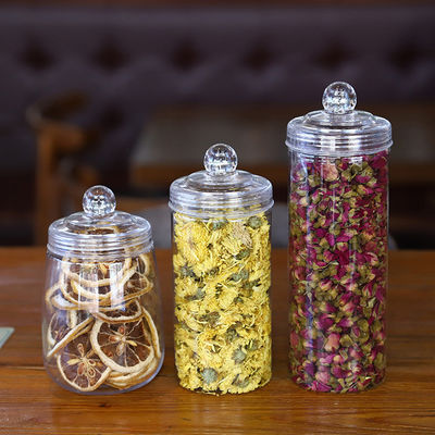 Şeffaf Ambalaj Çözümü için Özel Baskılı Şeffaf Plastik Kavanozlar