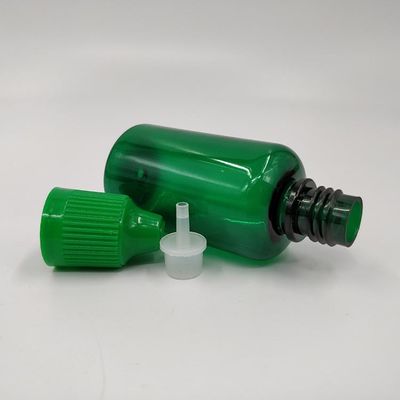 18 mm boyutlu boyutlu çocuk geçirmez E sıvı şişesi yuvarlak şekil ve ekran baskı yüzey kullanımı ile