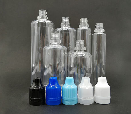 10ml 15ml 30ml 60ml 80ml 100ml Kapasite E sıvı şişe Özel Logo ve Özel Baskı Rengi ile