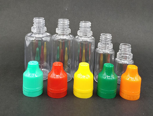 10ml 15ml 30ml 60ml 80ml 100ml Kapasite E sıvı şişe Özel Logo ve Özel Baskı Rengi ile