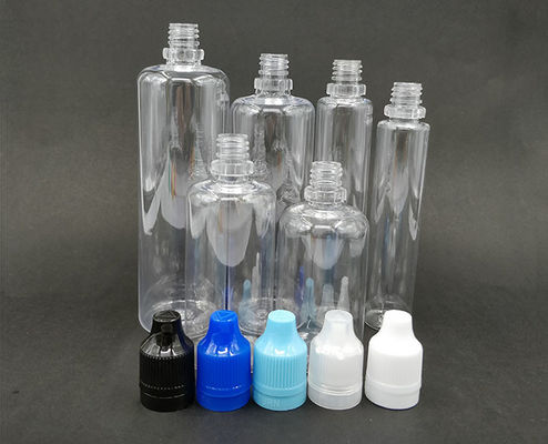 10ml 15ml 30ml 60ml 80ml 100ml Kapasite E sıvı şişe Özel Logo ve Özel Baskı Rengi ile