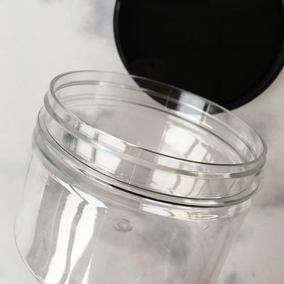 Satışta Gıda sınıfı açık evcil hayvan kavanozları vida kapaklı plastik gıda depolama kavanozu Özel teklifle modern plastik kavanoz