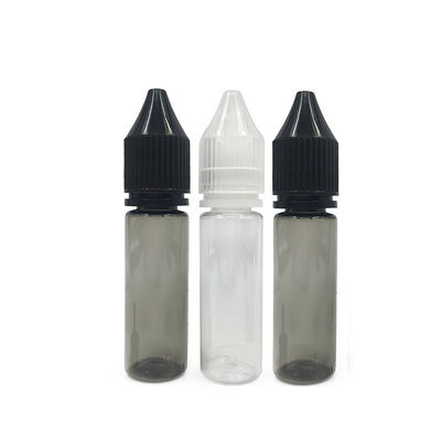 Çok yönlü ve kullanışlı sıvı dağıtım için 15 ml PET sıvı damlatma şişesi