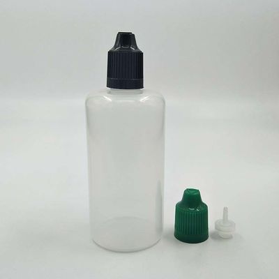 80ml E sıvı şişe Güvenli Sıfırlama ve Kolay Doldurma için vida kapağı