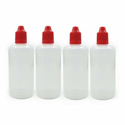 80ml E sıvı şişe Güvenli Sıfırlama ve Kolay Doldurma için vida kapağı