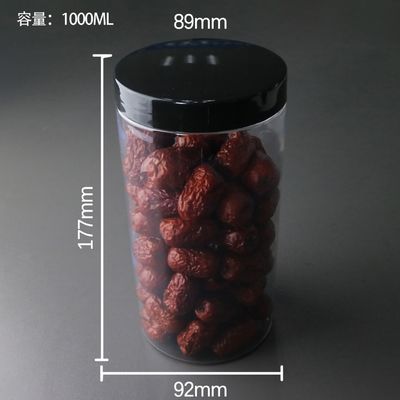 Plastik güzellik kavanozu Kapasite 10ml 15ml 30ml 60ml 80ml 100ml 120ml 150ml Özel ihtiyaçlarla