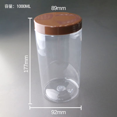 Plastik güzellik kavanozu Kapasite 10ml 15ml 30ml 60ml 80ml 100ml 120ml 150ml Özel ihtiyaçlarla