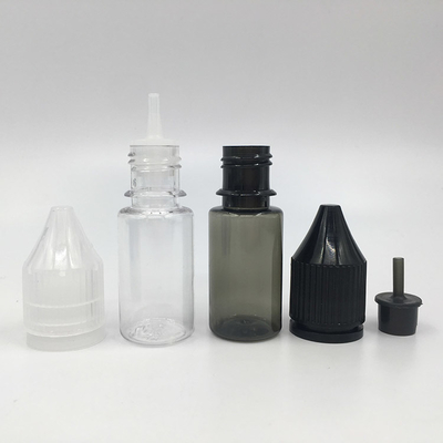 10ml 15ml 30ml 60ml 80ml 100ml E Sıvı Şişe Çocuklara Karşı Koruyucu Boynuz Tip ve Özel Baskı Rengi
