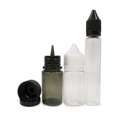 Vaping İhtiyaçları İçin Uygun Dayanıklı E Likit Şişesi 10ml 15ml 30ml 60ml 80ml 100ml Boyutları