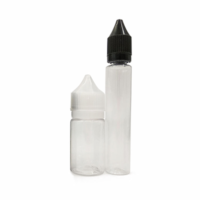 Vaping İhtiyaçları İçin Uygun Dayanıklı E Likit Şişesi 10ml 15ml 30ml 60ml 80ml 100ml Boyutları