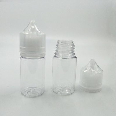 Kapasite 10ml 15ml 30ml 40ml 60ml 80ml 100ml Sıvılar için Şeffaf Küçük Şişeler Hafif Tasarım