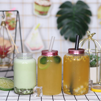 Modern Sütlü Çay Şişeleri 0.5kg Kapasiteli Vidalı Kapaklı Kişiselleştirilmiş Ambalaj İçin