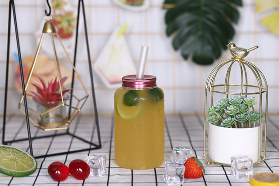 Modern Sütlü Çay Şişeleri 0.5kg Kapasiteli Vidalı Kapaklı Kişiselleştirilmiş Ambalaj İçin