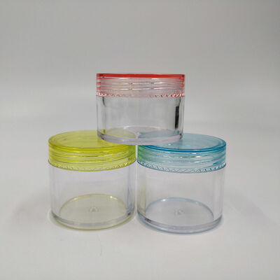 65 mm çaplı plastik kavanoz konteynerleri Kapasite 2oz 3oz 4oz 5oz 6oz 7oz 8oz