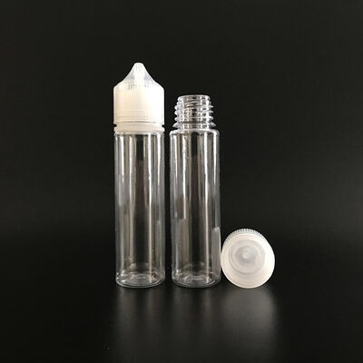 Şeffaf Siyah E Sıvı Şişesi Ekran Baskı Yüzeyi İşleme ve Özelleştirme Baskı Rengi Vape Ürün Paketlemesi için İdeal