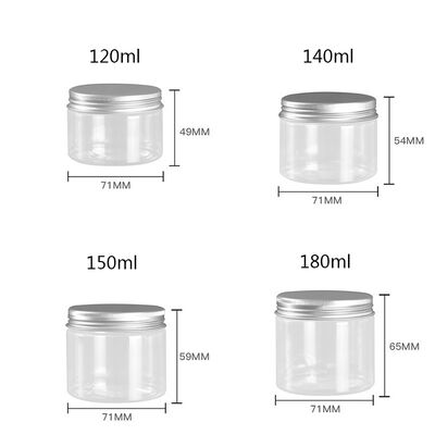 Özellik Plastik Kavanoz Kapları Gıda Kozmetik ve İlaç Paketleri için Uygun Kalıcı Tekrar Kullanılabilir Kaplar